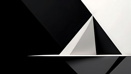 Modern minimalist design, black and white abstract backgrounds, geometric shapes, clean and simple lines, sleek and stylish backgrounds, monochrome elegance, contemporary aesthetics, minimalist wallpa