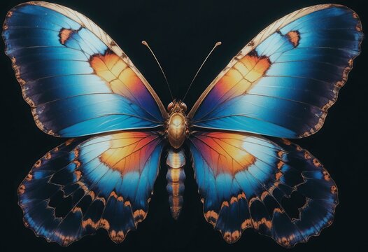 RAINBOW BUTTERFLIES TOP main image 1
