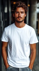 White t-shirt mockup | Mockup