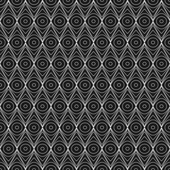 seamless  pattern of different geometric shapes