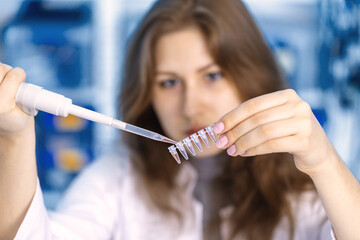 Scientist Preparing Samples