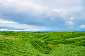 Obraz premium 阿蘇国立公園 大観峰からの一望