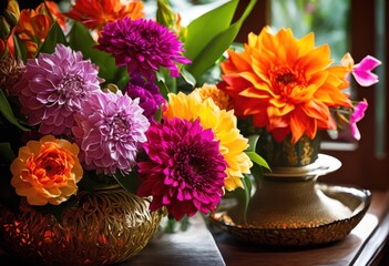 vibrant floral displays featuring meaningful gifts colorful arrangements elegant presentations, flowers, bouquet, decor, design, centerpiece, beauty