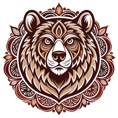 ornament logo bear