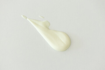 Moisturizer cream smear minimalist skincare beauty product sample