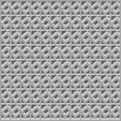 Geometric pattern illustration, gray background, Middle Eastern pattern