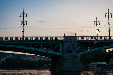 Low angle view of a bridge against the sky