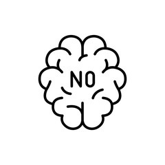 Close minded outline icons, minimalist vector illustration ,simple transparent graphic element .Isolated on white background