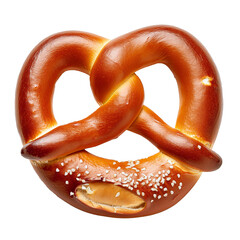 pretzel isolated on white background