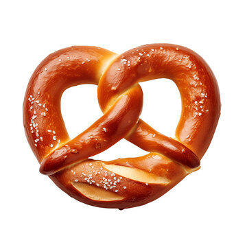 pretzel isolated on white background