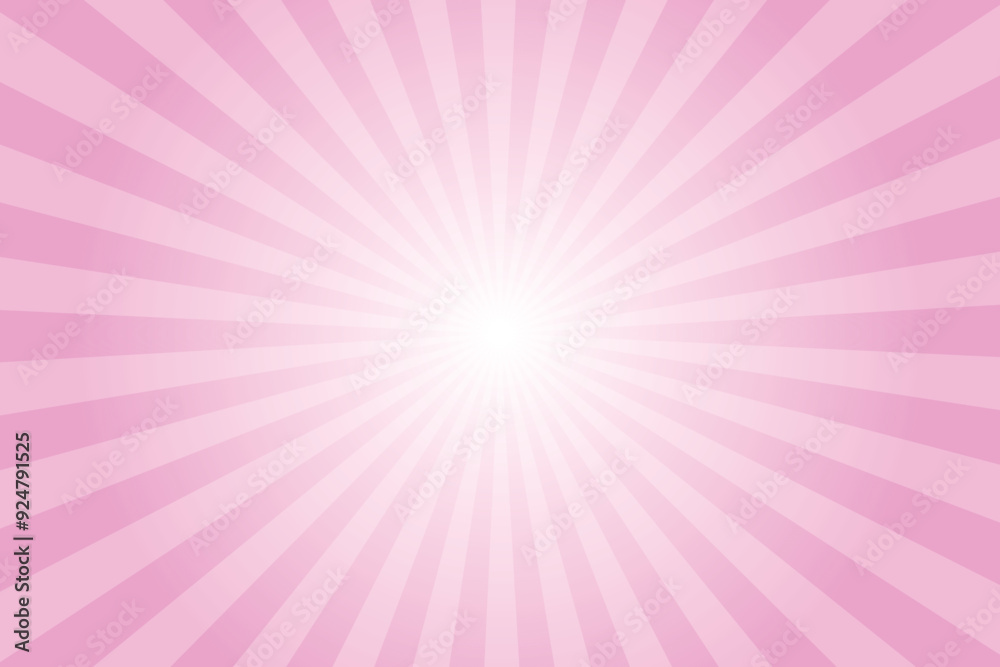 Aufkleber pink background with white sun ray. pattern of starburst. abstract lavender rose pink texture with l