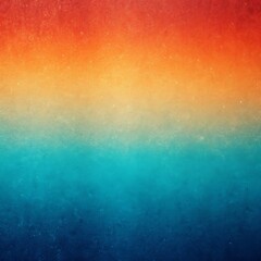Fototapeta premium Multicolored gradient with a grainy effect resembling canvas texture. Grainy gradients style, vintage noise, abstract background 