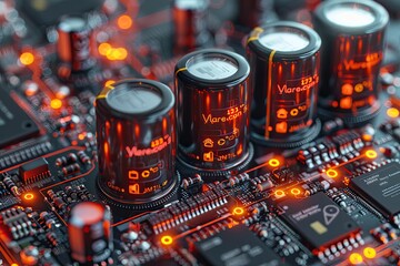 Capacitor Charge Discharge graphical representation circuit voltage current curves.