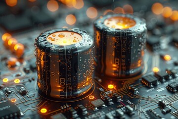 Capacitor Charge Discharge graphical representation circuit voltage current curves.