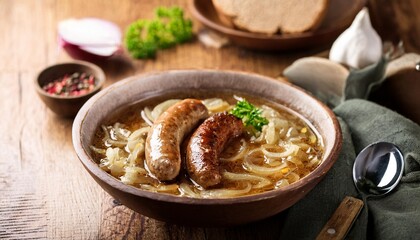 German Franconian Blaue Zipfel in vinegar broth