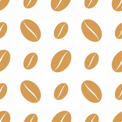 Fototapeta premium seamless background with coffee beans