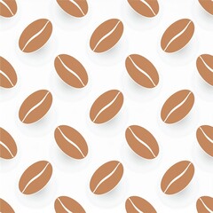 seamless background with coffee beans