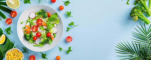 Gourmet dish, exquisite garnishing, flat design illustration