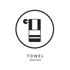 Logo vector design for business. Towel logos.