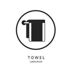 Logo vector design for business. Towel logos.