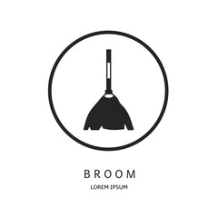 Logo vector design for business. Broom logos.