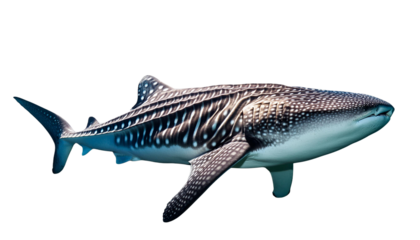whale shark  on transparent background