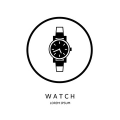 Logo vector design for business. Watch logos.