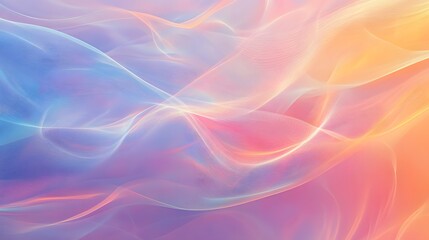 Obraz premium 45. Abstract waves and patterns of color and light with a transparent, ethereal quality