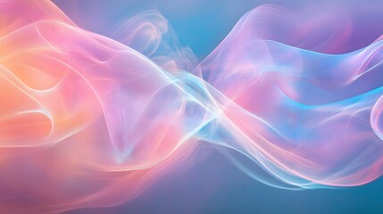 Fototapeta premium 45. Abstract waves and patterns of color and light with a transparent, ethereal quality