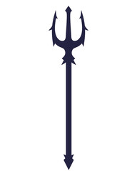 trident silhouette, png