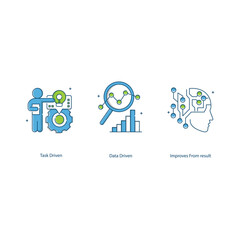 Machine Learning and AI Tools Vector Icon Design, AI, artificial intelligence, algorithms, data processing, neural networks, computational intelligence,