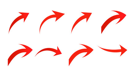 Red arrow set
