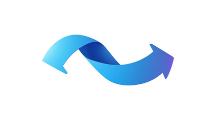 blue arrow icon