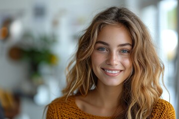 Obraz premium Casual attire and bright smiles of young adults, set against natural light, convey a feeling of true contentment and ease.