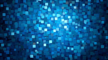 Blue Abstract Mosaic Digital Background