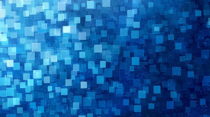 Blue Abstract Mosaic Digital Background