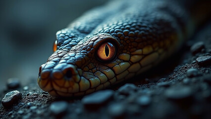 Fototapeta premium OCCHI DI SERPENTE