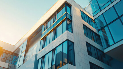 A cutting edge architectural model showcasing a strikingly contemporary building design