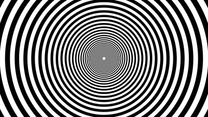 Black and White Circles – Hypnotic Monochrome Design for Ripple Effect, Sleeping Aid, and Mind Games