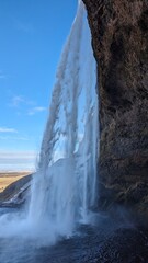 iceland waterfall