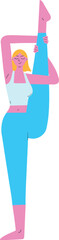 illustration of a yoga 