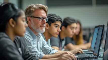 Diverse Group of Students