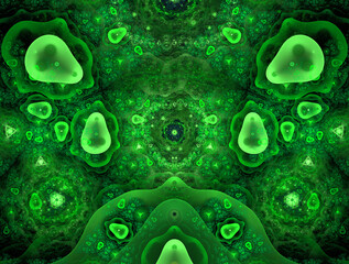 Imaginatory fractal abstract background Image