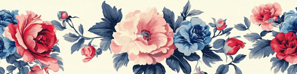Vintage floral pattern 
