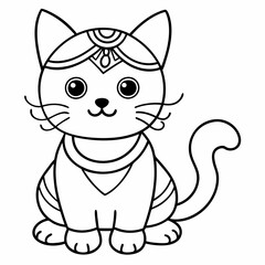 Cat mandalas Coloring page | Animals Mandala Coloring page for kids and Adults