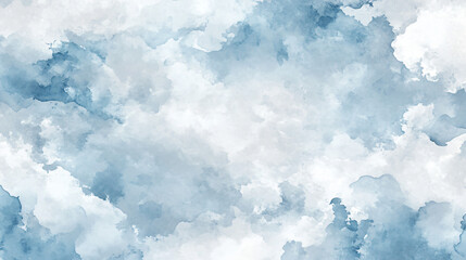 Abstract Watercolor Cloudscape.