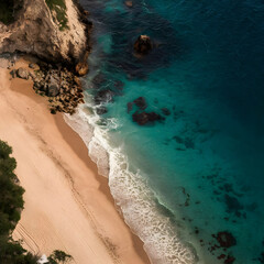 beach and sea
