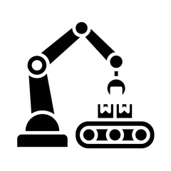 Industrial Automation glyph icon