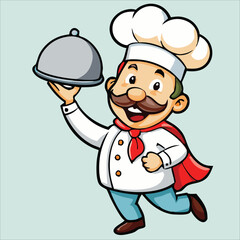 Male chef vector