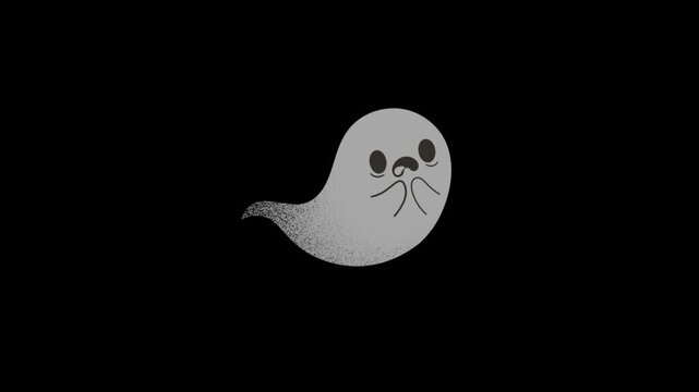 The grey ghost is shaking and afraid